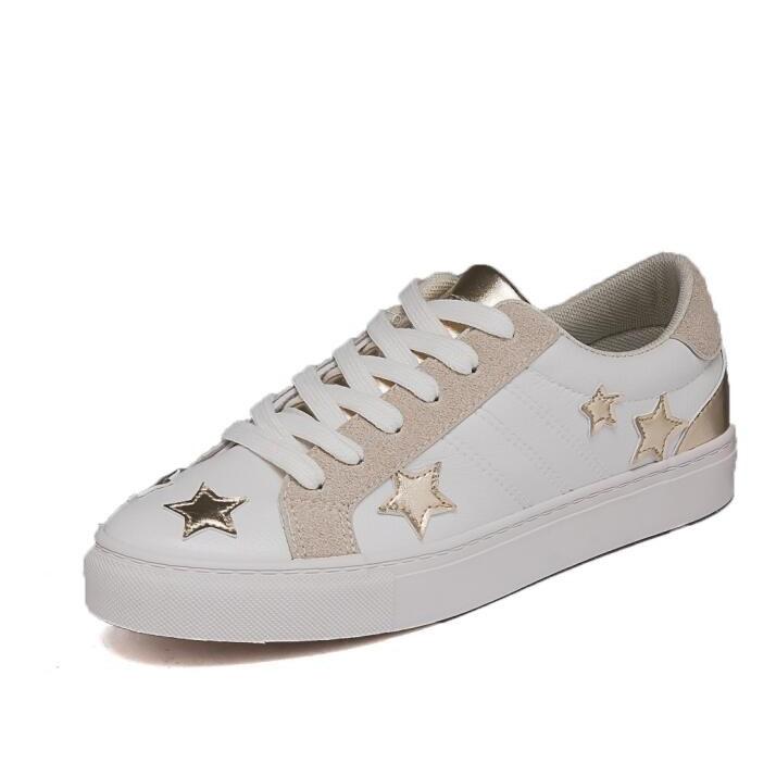 レディース スニーカー ローカット 通学 お洒落 歩きやすい レディーススニーカー おしゃれ 美脚 スター スニーカー 革靴 Bg8595 カサイ商社 通販 Yahoo ショッピング