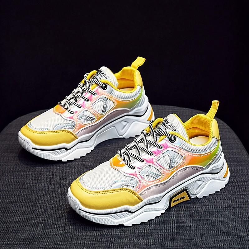 レディース スニーカー 白 スボーツ ウォーキングシューズ ランニングシューズ 厚底 美脚 Pu スニーカー 通勤靴 レディースシューズ 通学靴 Jb6501 カサイ商社 通販 Yahoo ショッピング