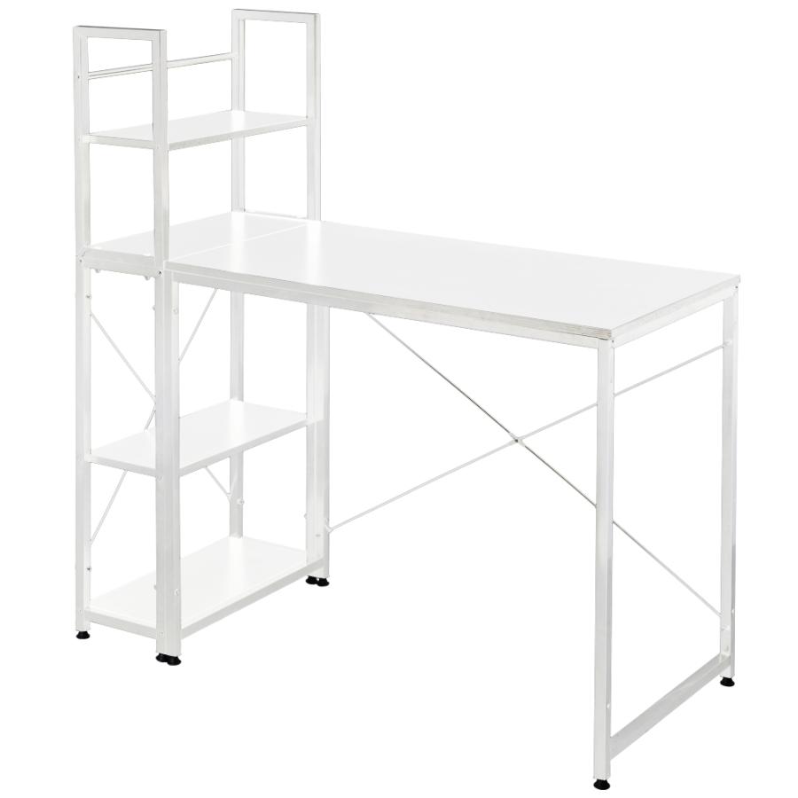 パソコンデスク 左右入替可 収納 両用デスク ハイタイプ 勉強机 学習机