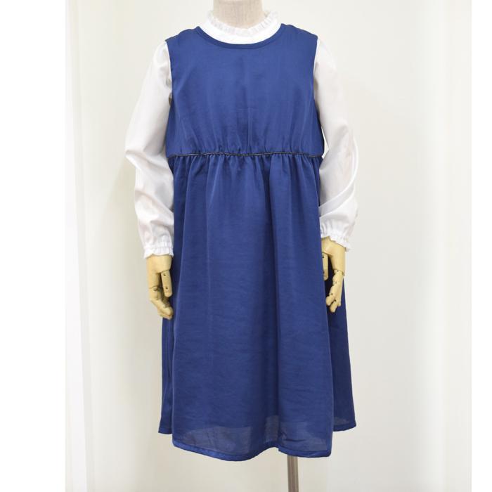 ARCH & LINE アーチ＆ライン SATAIN GATHERDRESS 125cm : 子ども服 