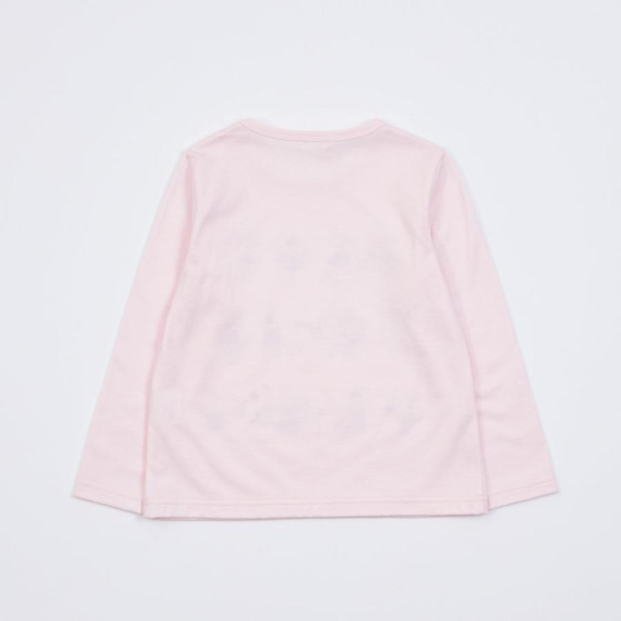 KP ケーピー 12星座mimiプリント長袖Tシャツ ペールピンク 80cm-100cm
