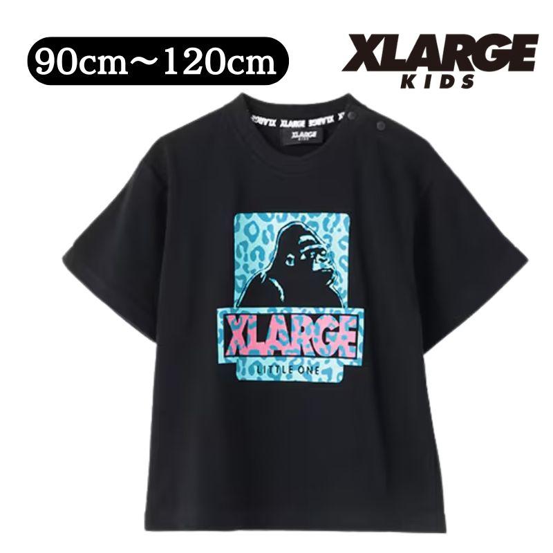 XLARGE KIDS（エクストララージ キッズ） カラフルレオパードOGゴリラ