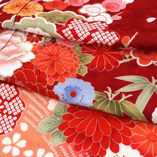 15%分クーポンあり 振袖 販売 仕立て付き 赤 新品 購入 古典柄 IKKO