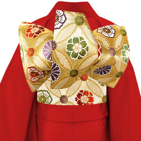 オンラインストア本物 15%OFF/セール 振袖用袋帯 金 京洛苑たはら