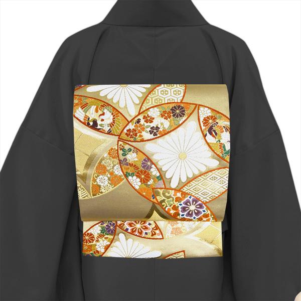 志都香 袋帯 振袖用 仕立て付き 金 ゴールド 七宝 正絹 振袖 新品 購入