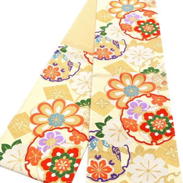 限定セール 大光 振袖用 袋帯 仕立て上がり 振袖帯 正絹 西陣織 振袖 礼装 フォーマル 新品 クリーム色 花文 華文 雪輪 菱 成人式 帯 絹 Ffo 304 Ffo 304 京都の着物屋かさね 通販 Yahoo ショッピング 超目玉アイテム Skylanceronline Com