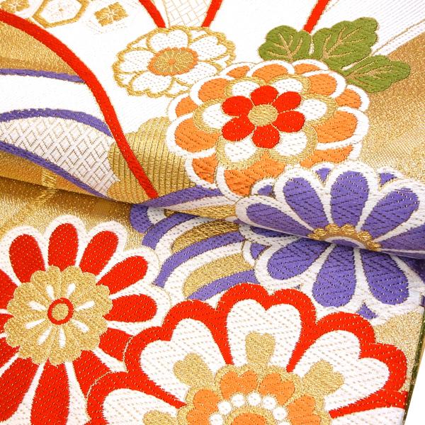 ポイント10倍 大光 振袖用 袋帯 仕立て上がり 振袖帯 正絹  