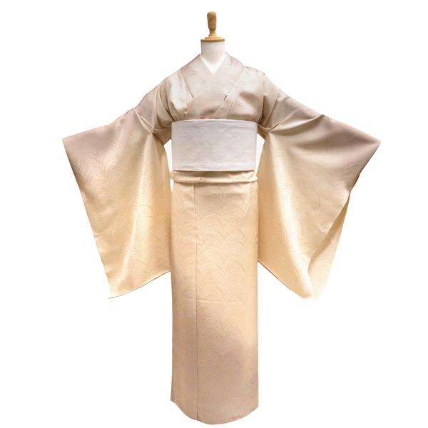 20%OFFセール 訪問着 ベージュ 販売 未仕立て 仕立て付き ぼかし