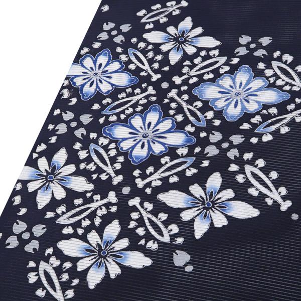 20%OFFセール 絽夏付下訪問着 紺色 仕立て付き 新品 販売 購入 着物 