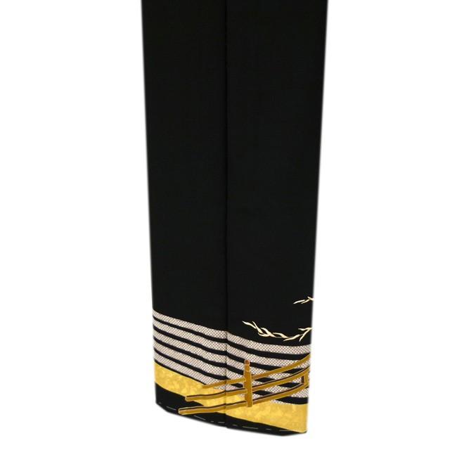 黒留袖 手描き京友禅 仕立て付き 正絹 販売 新品 購入 宝船 結婚式 礼装  着物 仕立て込み 未仕立て 反物 kt-93の画像