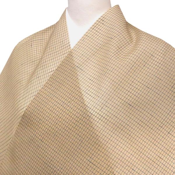 20%OFFセール 白たか上布 夏紬着物 仕立て付き 小松織物工房 ベージュ 