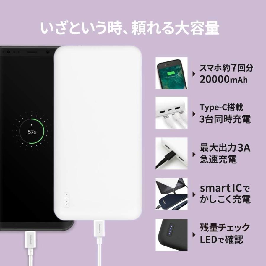 Owltech オウルテック 20000mAh リチウムポリマーモバイルバッテリー ブラック OWL-LPB20001-BK｜kasaneteku｜03