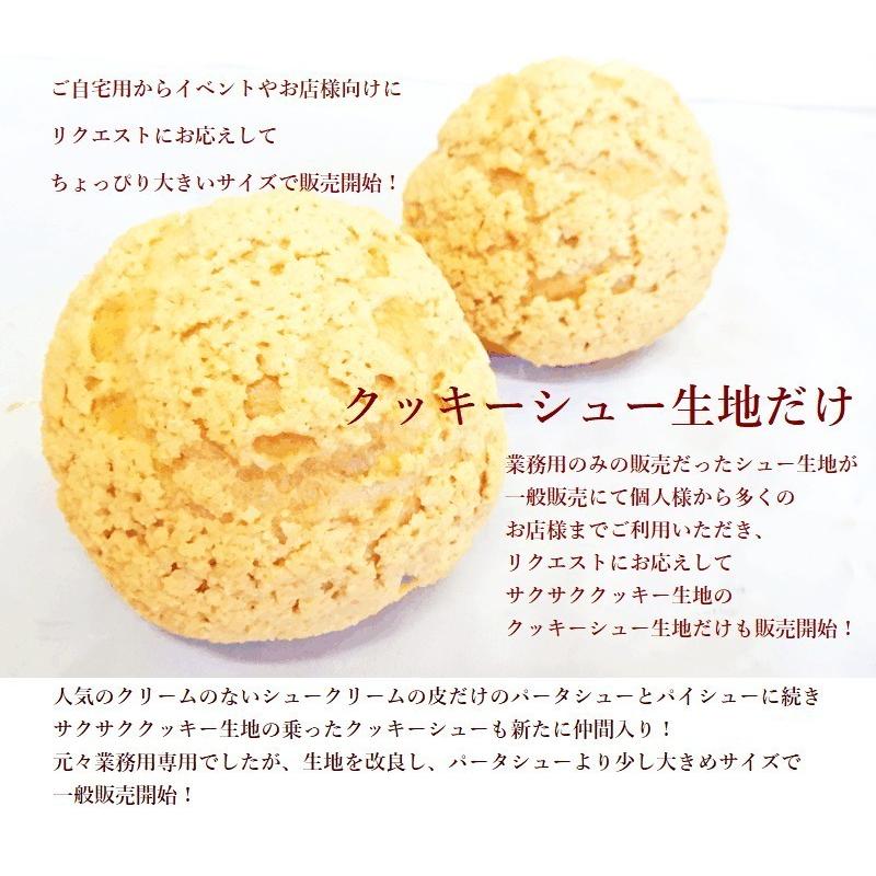 送料無料 クッキーシュー皮だけプレーン18個セット 冷凍シュー生地 お菓子作り 業務用 プレゼント お中元 人気ブランドを