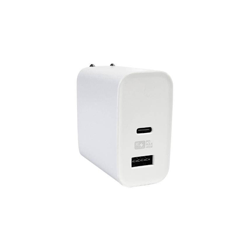AC充電器 Type-C 45W PD高速充電/リバーシブルUSB-A(AC049) | 
