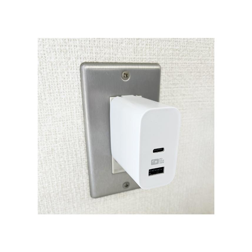 AC充電器 Type-C 45W PD高速充電/リバーシブルUSB-A(AC049) |  | 02