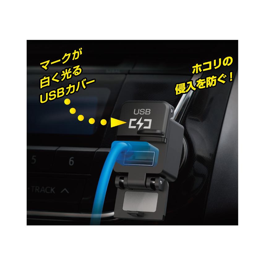 純正風USBポートデザイン 合計最大4.8A出力 リバーシブルUSB×2ポート DC充電器(DC048) |  | 03
