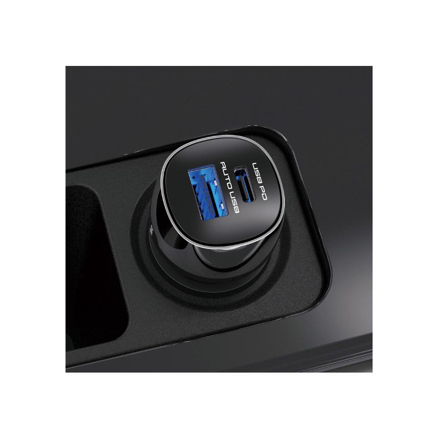 最大合計42W出力 リバーシブルUSB-A 1ポート/USB Type-C 1ポート搭載 DC充電器(DC050) |  | 01