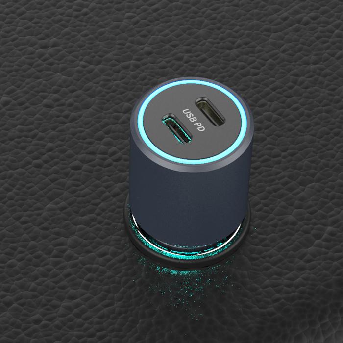 最大合計60W出力 USB PD 最大30W×2ポート搭載 DC充電器(DC064) |  | 01