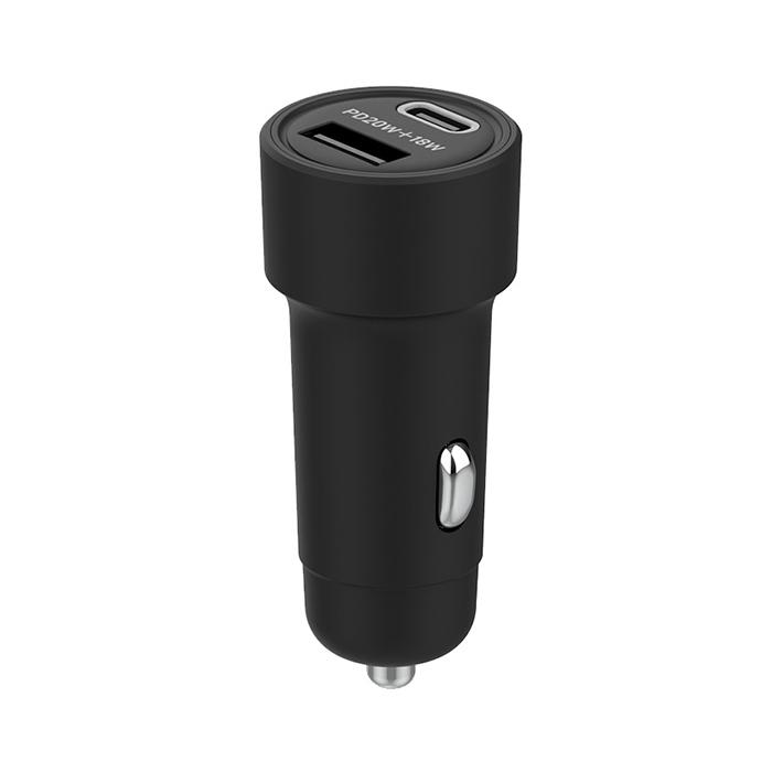 最大合計38W出力 USB-A 1ポート/USB Type-C 1ポート搭載 DC充電器(DC067) | 