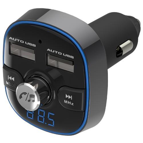 Bluetooth FMトランスミッター フルバンド USB2ポート 4.8A 自動判定(KD210) | 