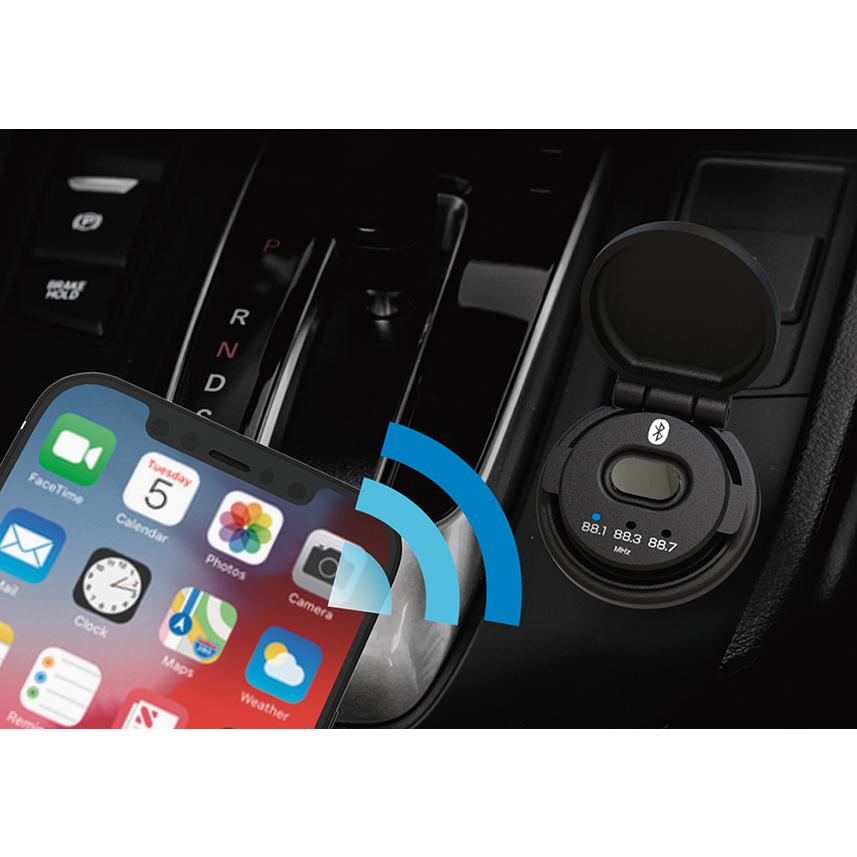 Bluetooth FMトランスミッター コンパクト イコライザー付 3バンド(KD231) |  | 01