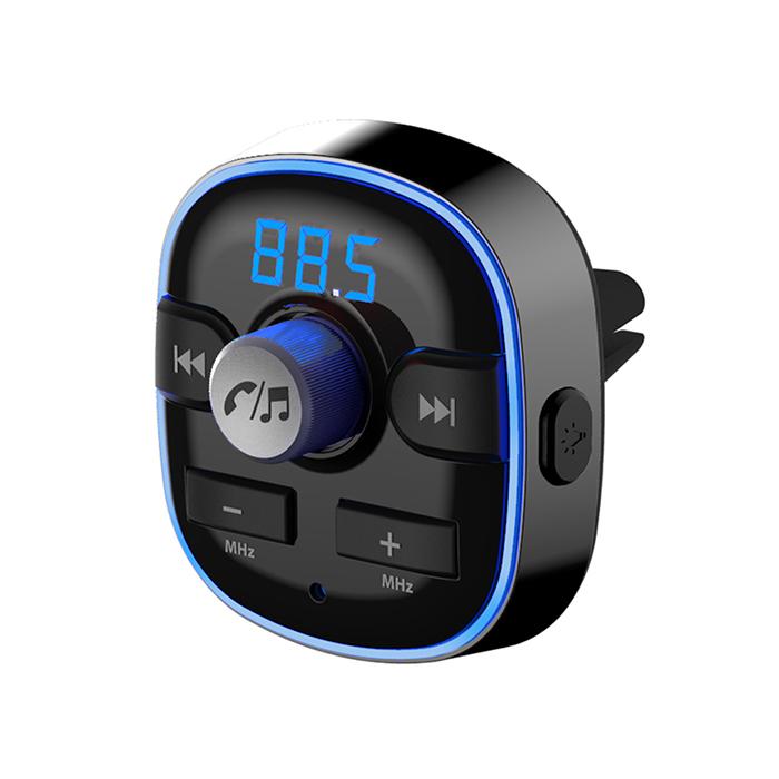 Bluetooth FMトランスミッター フルバンド【エアコン取付クリップ付】(KD252) | 