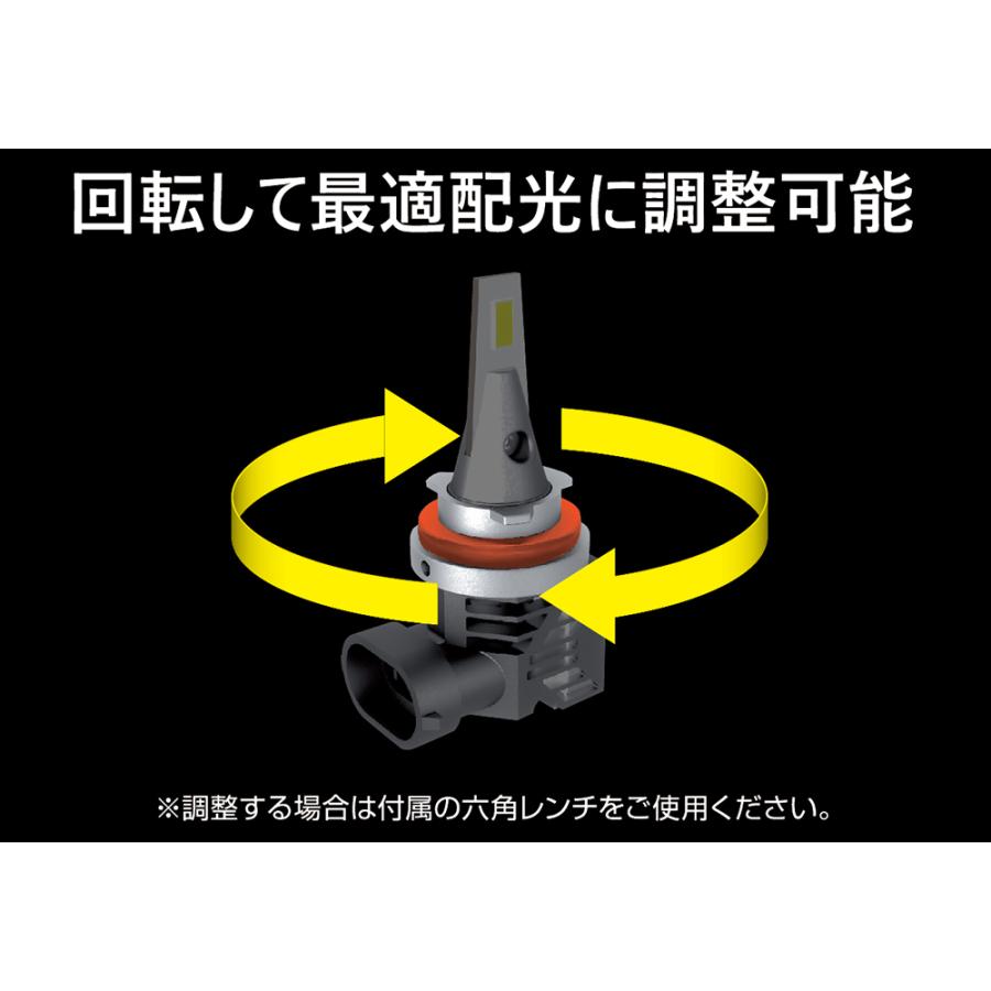 LEDフォグバルブ イエロー H8,H11,H16(NB034) |  | 01