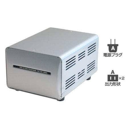 【美品】カシムラ 変圧器 NTI-150 カシムラ大容量変圧器(110V〜130V:2000W/100V:1500W)送料無料(NTI150