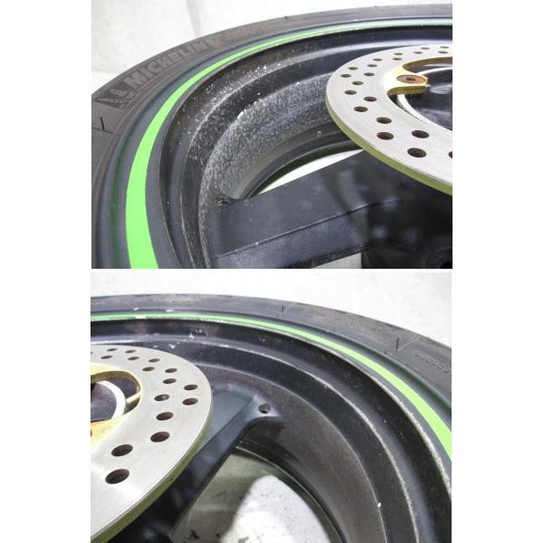 5☆ZX-12R用前後ホイール516 純正.1めくれ無.17×3.50.17×6.00.〔検索用