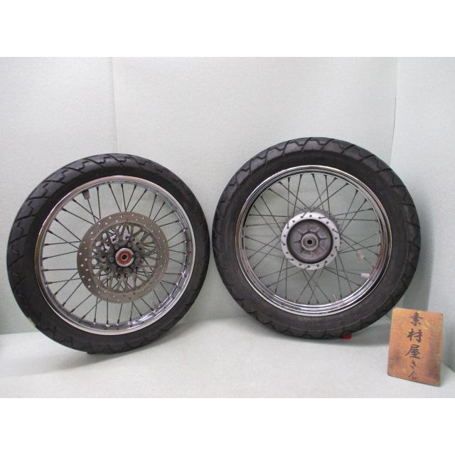 5☆ST250用前後ホイール1218 純正.めくれ無.18×1.85.18×2.50〔検索用