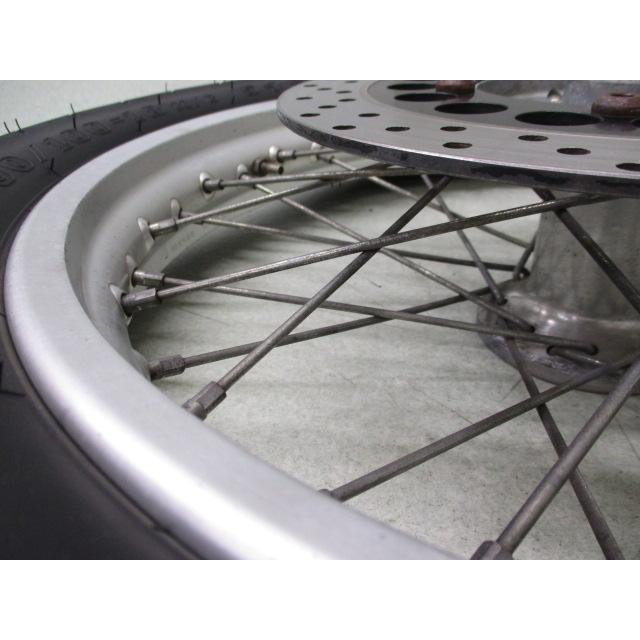 【中古良品】ＳＲ４００　18インチフロントホイール 6☆SR400用フロントホイール0105 純正.めくれ無.18×1.85.3JB.3型以降