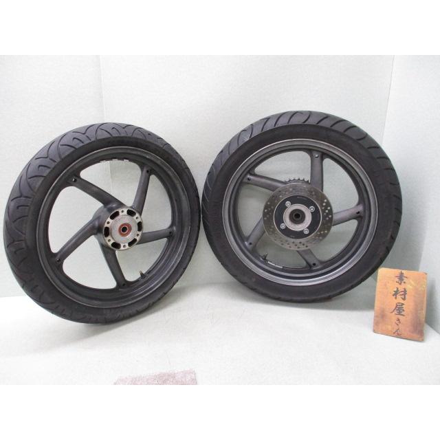 6☆グース350用前後ホイール0109 純正.めくれ無.NK42A.17×3.00.17×4.00