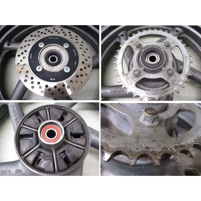 6☆グース350用前後ホイール0109 純正.めくれ無.NK42A.17×3.00.17×4.00