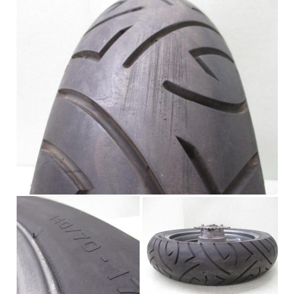6☆グース350用前後ホイール0109 純正.めくれ無.NK42A.17×3.00.17×4.00