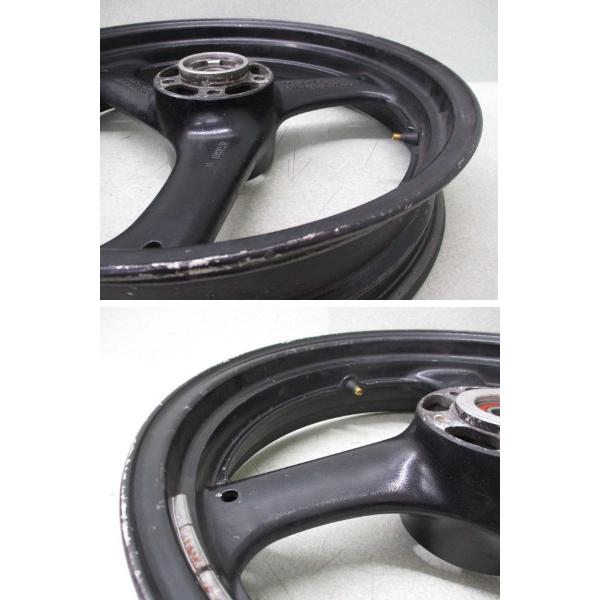 6☆GSX-R400R用前後ホイール0109 純正.リアめくれ無.GK76A.17×3.50.17