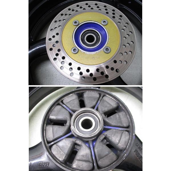 6☆GSX-R400R用前後ホイール0109 純正.リアめくれ無.GK76A.17×3.50.17