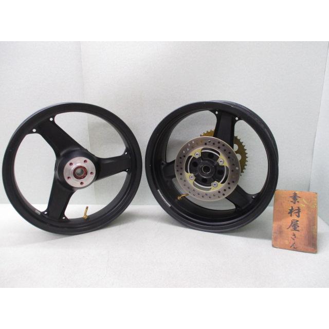 6☆ZX-12R用前後ホイール0109 純正.めくれ無.17×3.50.17×6.00.〔検索用