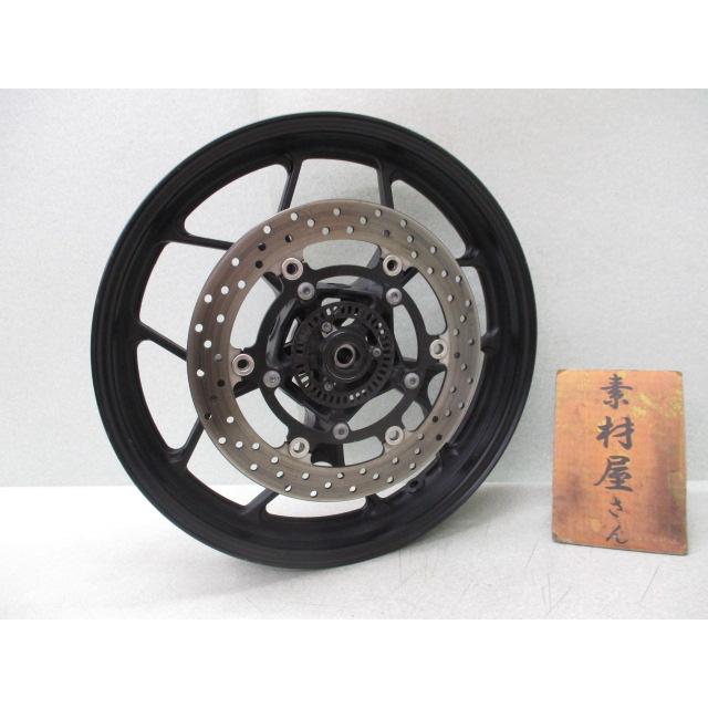 6☆YZF-R25系フロントホイール0109 純正.めくれ無.1WD.17×2.75.ABS