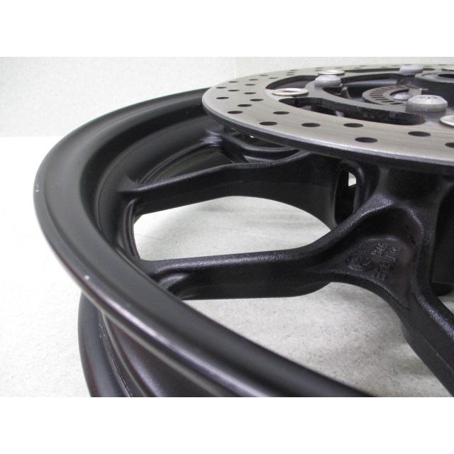 6☆YZF-R25系フロントホイール0109 純正.めくれ無.1WD.17×2.75.ABS