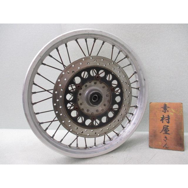 6☆SR400用フロントホイール0109 純正.めくれ無.18×1.85.3JB.3型以降