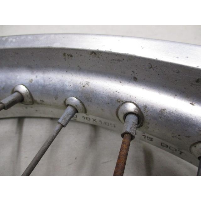 6☆SR400用フロントホイール0109 純正.めくれ無.18×1.85.3JB.3型以降