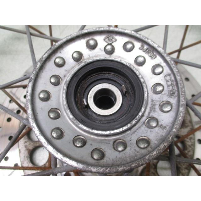 6☆SR400用フロントホイール0109 純正.めくれ無.18×1.85.3JB.3型以降