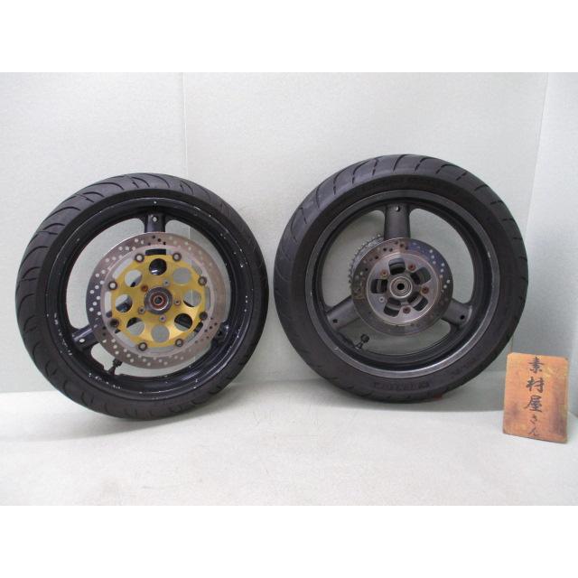FTR  タイヤ付きホイール  前後セット 6☆SV400用前後ホイール0123 純正.VK53A.タイヤ'25年製.〔検索用