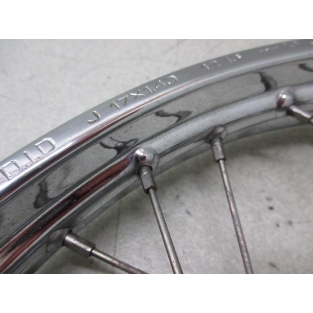 6☆スーパーカブ90用フロントホイール0130 純正めくれ無.ビッグドラム