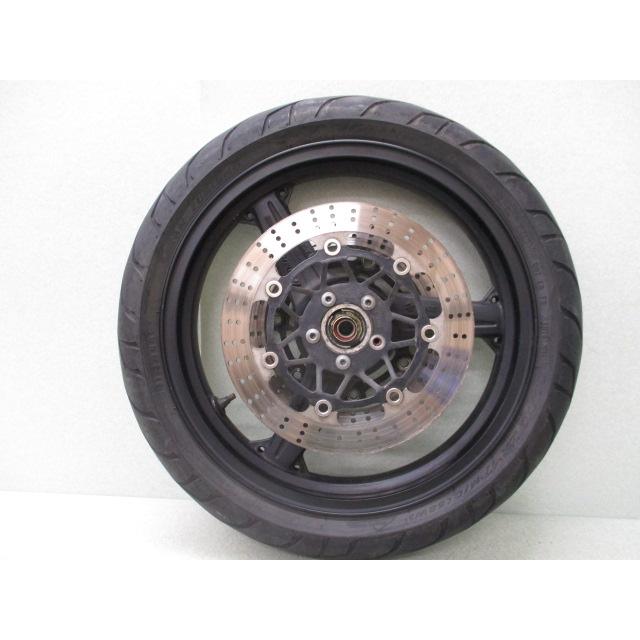 6☆ゼファーχ用フロントホイール202 純正.17×3.00.カイ.〔検索用