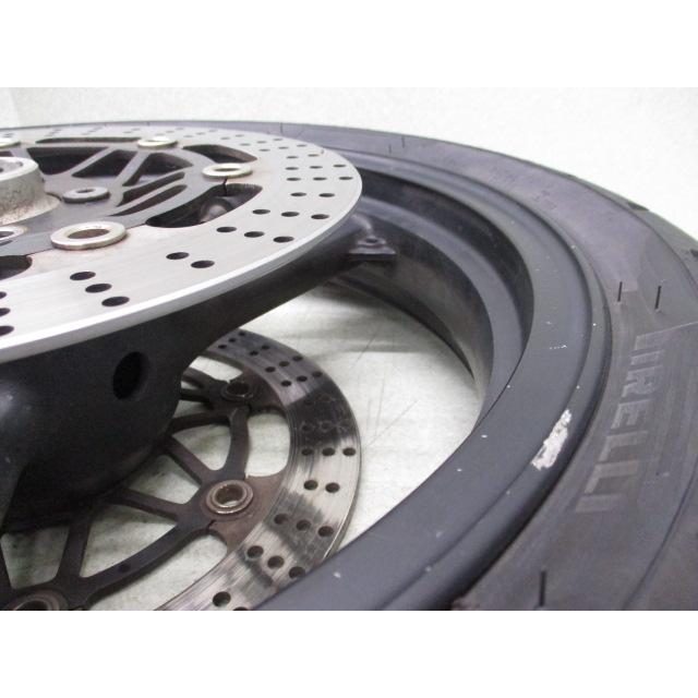 6☆ゼファーχ用フロントホイール202 純正.17×3.00.カイ.〔検索用