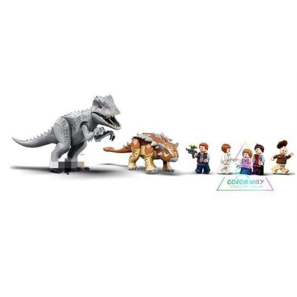 レゴ 新品　レゴブロック 互換品 LEGO ジュラシックワールド インドミナス・レックス vs. アンキロサウルス 75941 子供プレゼント｜kashiwakurastore｜10