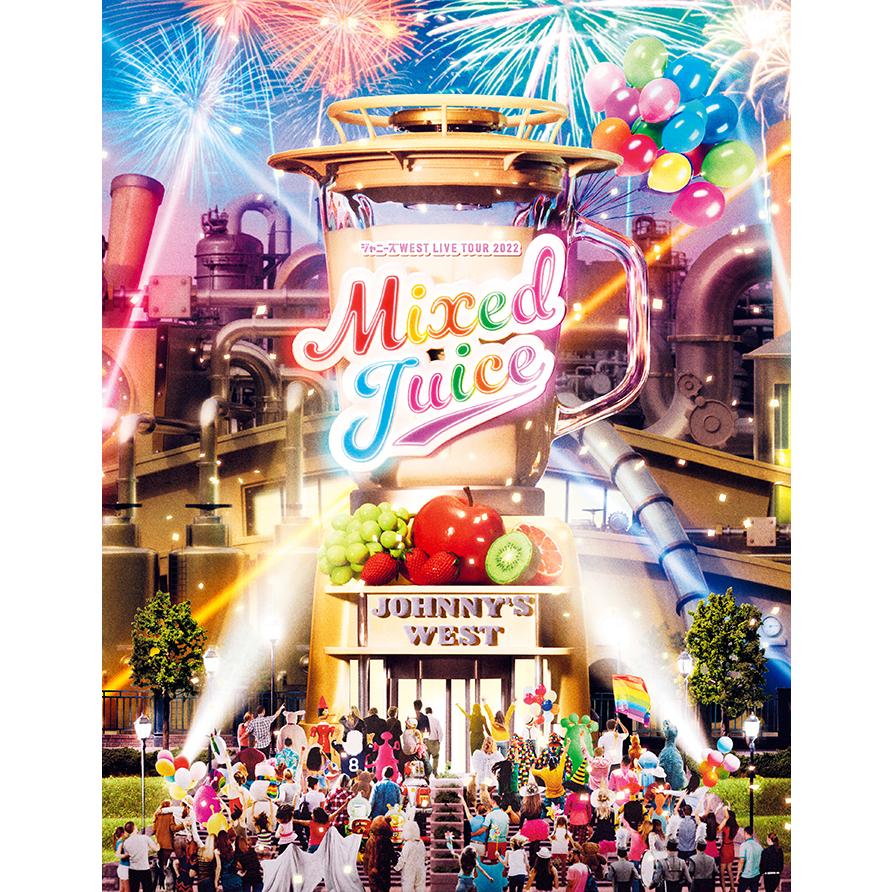 ジャニーズWEST LIVE TOUR 2022 Mixed Juice【初回盤】[2DVD+48Pブックレット]　＊新品未開封ですが店頭展示品のため表紙全体がやけています
