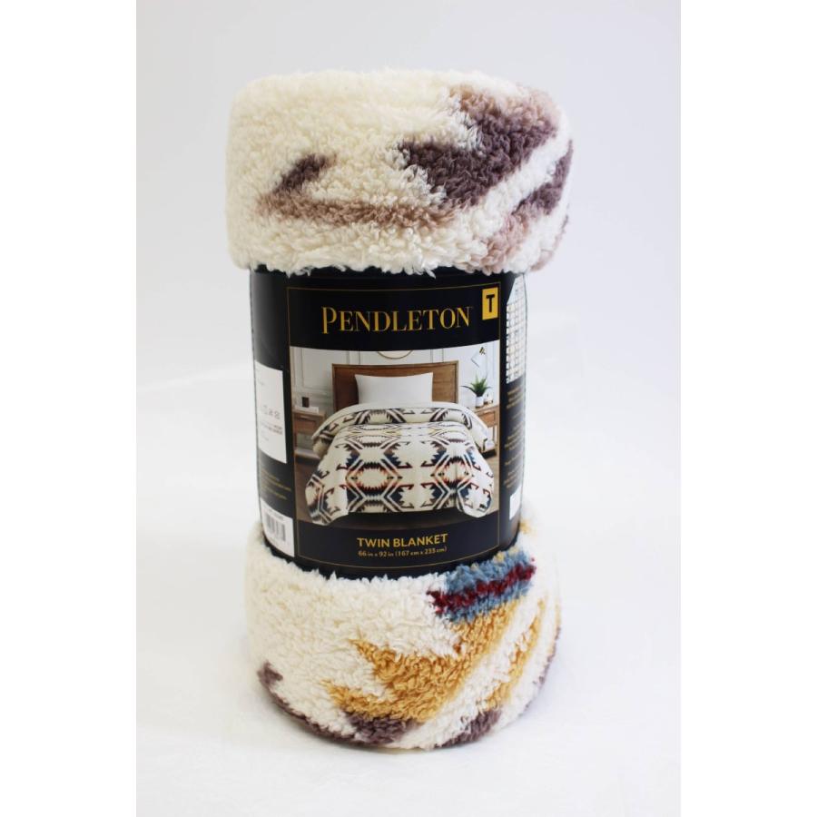 コストコ ツインブランケット TWIN BLANKET 寝具 167cm x 233cm PENDLETON ペンドルトン ホワイト調 毛布