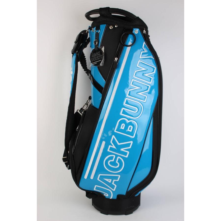 ジャックバニー キャディーバッグ ネオンカラー ブルー 水色 ジャックバニー キャディーバッグ ネオンカラー ブルー 水色